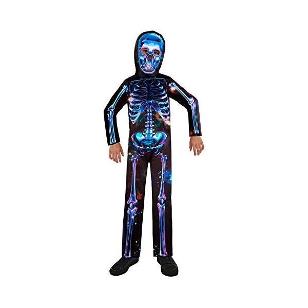  9908578 Child Boys Neon Skeleton Boy - Recycled Costume 8-10yr 