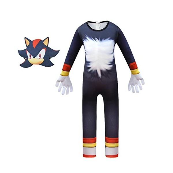 Sonic le Hérisson Costume classique pour enfants - Costume de cosplay pour garçons - Combinaison pour filles - Thème sonique 