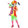 "CLOWN" dress with hooped hemline and tie, pantaloons - L 