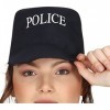 FIESTAS GUIRCA Costume de police pour Adolescentes Filles - Uniforme de police bleu et casquette de police pour filles de 14-