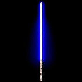 MAQRLT Sabre laser, poignée en aluminium 7 couleurs changeantes - Sabre laser LED - Support dépée robuste - Jouet de gravité