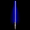 MAQRLT Sabre laser, poignée en aluminium 7 couleurs changeantes - Sabre laser LED - Support dépée robuste - Jouet de gravité