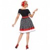 "THE 50s FASHION" dress with petticoat, belt - L 