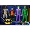 Lot de 4 figurines Batman 30 cm comprenant Batman, Robin, Copperhead et Talon