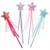 Toyvian Jouets Pour Filles 12 Pièces De Fée Pentagramme De Sorcière Jouets Princesse Jouets Pour Enfants De Princesse Gliiter