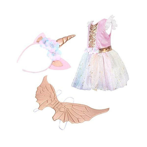 LIFKOME 1 Ensemble Costume De Licorne Para Beb Costumes Accessoires Pour Filles Tenue De Bébé Licorne Filles Costume De Licor