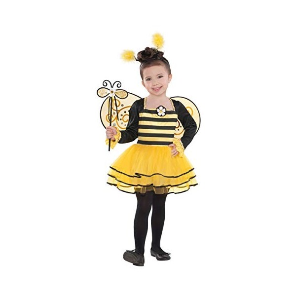  997651 Child Girls Ballerina Bee Costume 4-6yr 