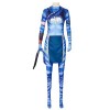 DTREEL Halloween Avatar 2 Girl Neytiri Costume Adulte, Avatar 2 Water Way Jack Costume, Blue Planet Superhero Shapewear, Dégu