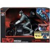 dc comics, Batman Le Film, Batcycle radiocommandé par Batman Le Film avec Le Personnage de Batman au Guide, Style Officiel du