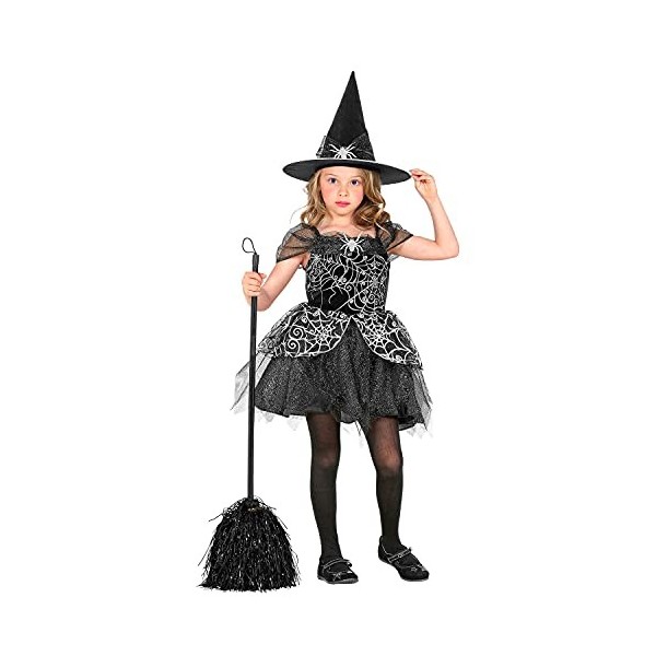 WIDMANN 97345 COSTUME STREGA WITCH RAGNO 4/5 116CM 9734