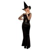 Smiffys Witgch Costume de sorcière glamour, Femme, 51069S, Noir, S-UK Size 08-10