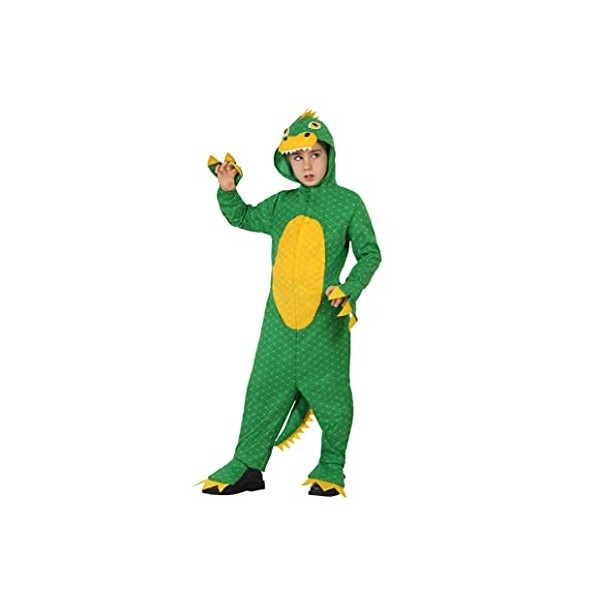 Atosa – 23918 Dragon Costume Dinosaure, Couleur Vert, 10 à 12 ans, 23918