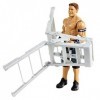 WWE Coffret Wreekin figurine de catch articulée John Cena avec action de démolition et accessoire échelle, jouet pour enfant,