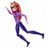 DC Super Hero Girls Poupée Gymnaste articulée Batgirl de 30 cm rousse avec tenue peinte, jouet enfant, FJG65