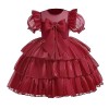 Xiaojiu Robe De Noel Enfant Deguisement Pere Noel Bebe Fille Deguisement Fluo,Costume Halloween Enfant 2 Ans Robe Noel 4 Ans 