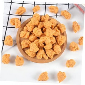 Abaodam 40 Pièces Simulation Pop-Corn Poulet Enfants Jouets Alimentaires Jouets De Bureau Jouet pour Enfants Faux Poulet Frit