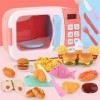 Yangguang Amasstu - cuisine pour enfants - Micro-ondes - Simulation électrique - Avec aliments et accessoires - Cadeau danni