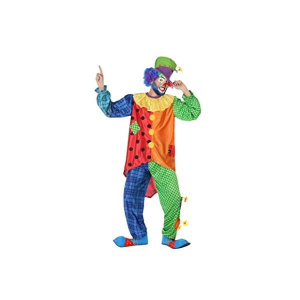 Atosa - 11944 - Costume - Déguisement Dhomme Clown - Taille 3