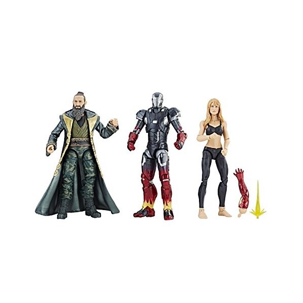 Marvel Studios: The First Ten Years – Edition Collector Iron Man 3 – Figurines Iron Man Mark XXII, Pepper Potts et Le Mandari