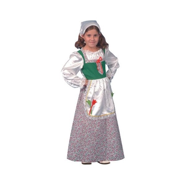 Dress Up America Ensemble de costume de petite fille néerlandaise de luxe