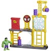 Marvel Hasbro Spidey et Ses Amis Extraordinaires, Chantier de déconstruction, Jouet Hulk pour Enfants à partir de 3 Ans, F371