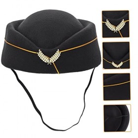 NUOBESTY 5 Pièces Faveur Hôtesse De LAir Accessoire À La Recherche De Casquettes Pour Préposé À LAir Fournitures Dames Acce