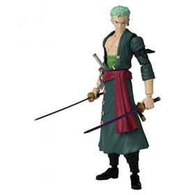 Bandai Anime Heroes One Piece Roronoa Zoro 6.5" Action Figure