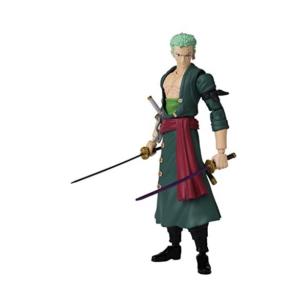 Bandai Anime Heroes One Piece Roronoa Zoro 6.5" Action Figure