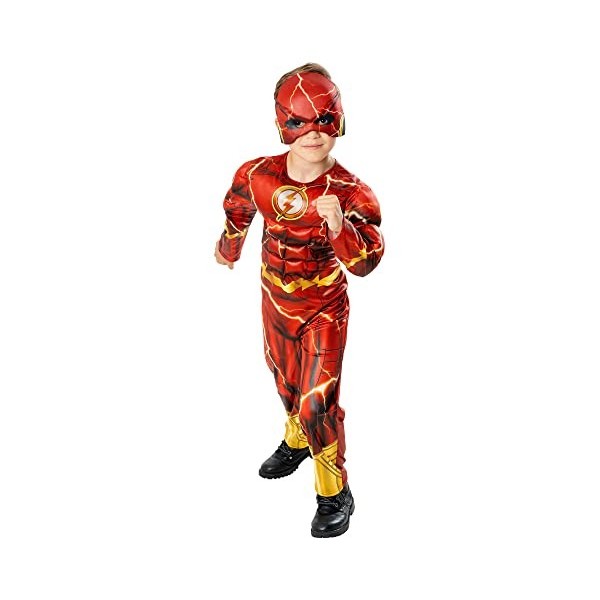 Rubies Costume enfant The Flash 3016273-4 - Pour garçon, rouge, 3-4 ans