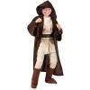 Applysu Déguisement Jedi Adulte Enfant Film Jedi Cosplay Tenue médiévale Halloween Tunique Uniforme à capuche Ensemble comple