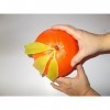 2 XXL Oranges avec Feuilles – Fruits factice en Tant Que requsite, énorme Fruits Copies en Plastique Alimentaire