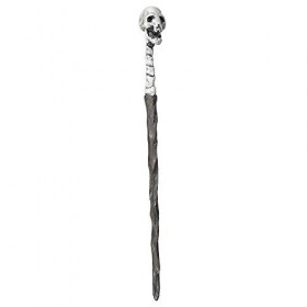 The Noble Collection - Death Eater Skull Wand in A Standard Windowed Box - 14in 35cm Wizarding World Wand - Harry Potter Fi