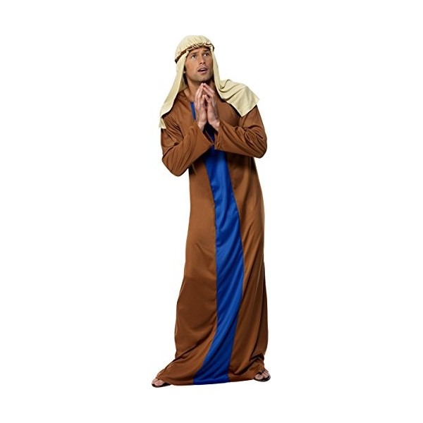 Smiffys Costume Joseph, Brun, avec robe et coiffe