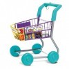 Casdon- Chariot de Courses coloré pour Enfants à partir de 2 Ans – Équipé de Tout ce Dont Vous Avez Besoin pour Un Shopping E