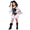 SEA HARE Déguisement de pirate de luxe pour filles M:7-9 Ans 