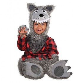 amscan Costume Loup Mignon Polyester - 6-12 mois - 9902583-1 PC