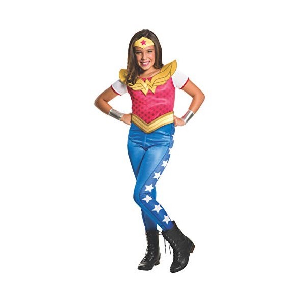 Rubies officielle Woman DC Super Hero Costume Wonder pour fille S 3-4 