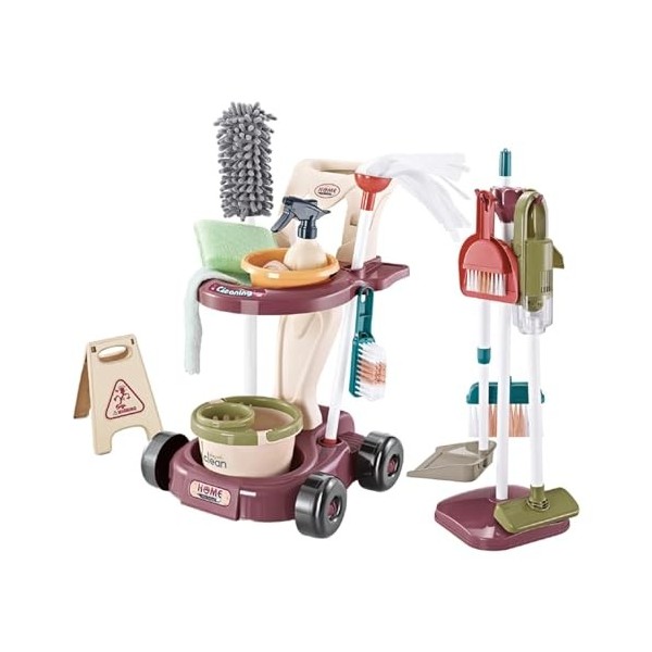 Sharplace Ensemble de Jeu de Nettoyage pour Enfants, Ensemble de Jeu de Simulation, Jeu de rôle, Jeu de Nettoyage pour Tout-P