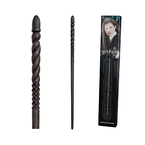 The Noble Collection - Ginny Weasley Wand in A Standard Windowed Box - 14in 36cm Wizarding World Wand - Harry Potter Film S