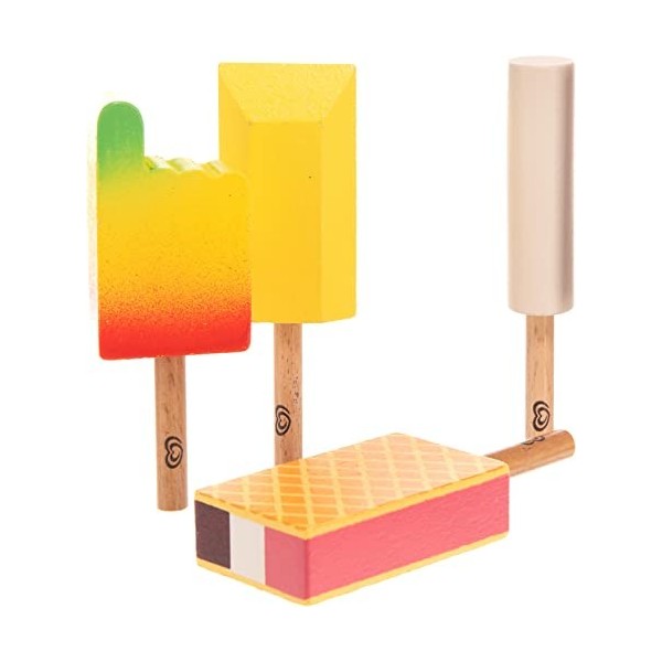 Christian Tanner- Langnese Coffre à Glace en Bois, 0934.7, Multicolore, 26 x 15 x 15 cm