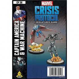 Marvel Crisis Protocol Miniatures Game Captain America & War Machine Character Pack
