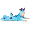 Pretend to Bee 1360 ZL5DZ Costume de monstre dinosaure bleu violet pour enfants/tout-petits/bébés - Idéal pour Halloween, 12-