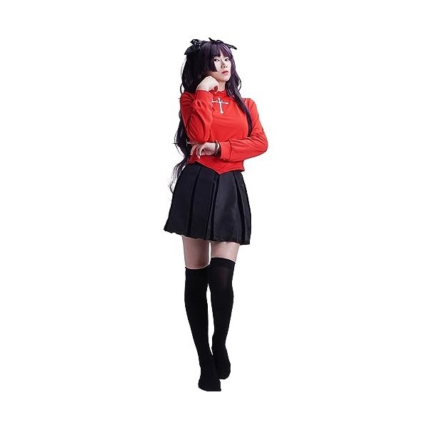 CoolChange Costume Cosplay de Rin Tosaka pour Fans de Fate | Taille: L