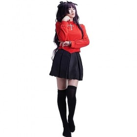CoolChange Costume Cosplay de Rin Tosaka pour Fans de Fate | Taille: L