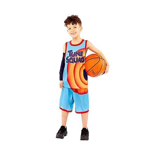 amscan 9912073 – Costume de basketball Space Jam pour enfant de 4 à 6 ans
