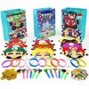 YIIHMEI Super Bros Lot de 110 petits cadeaux Super Mario Party avec sac de fête, pièces de monnaie, masque de dragon, bracele