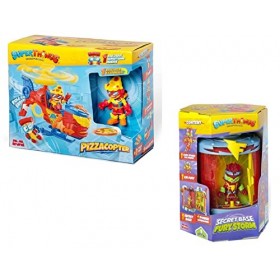 RSL SUPERTHINGS Guardians of Kazoom - Collection Complète Série 11 Base Fury Storm & Pizzacopter