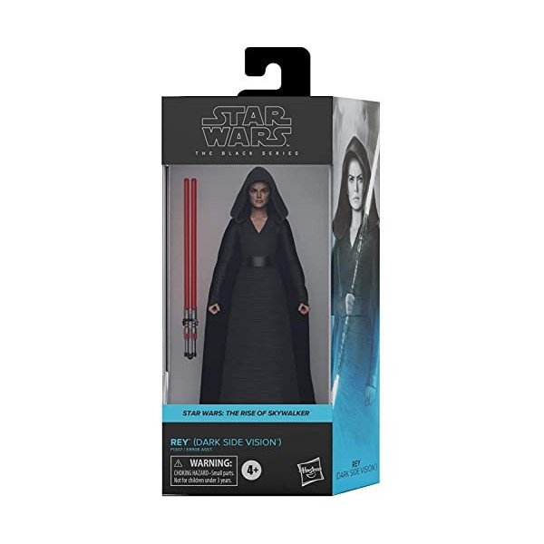 Star Wars The Black Series, Figurine Rey Dark Side Vision de 15 cm de Lascension de Skywalker