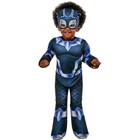 Rubies Costume officiel Marvel : Spidey et ses incroyables amis Black Panther Deluxe pour enfant de 3 à 4 ans