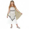 "GREEK GODDESS" toga dress, bracelets, laurel wreath - 128 cm / 5-7 Years 